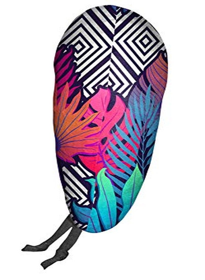 DREAMVIO Velvet Printed U Shaped Travel Neck Pillow/Cushion/Neck Support Pillow, Soft Cushion for Neck - 16"X16", Style 1 (Multicolor) - Image 3